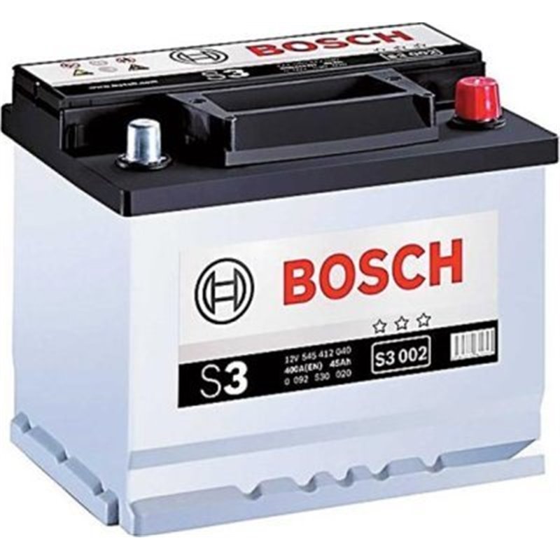 Bosch autobatéria S3 12V 45Ah 400A 0 092 S30 030