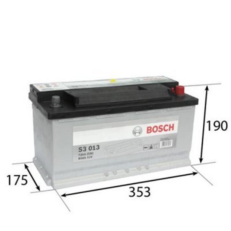 Bosch autobatéria S3 12V 90Ah 720A 0 092 S30 130