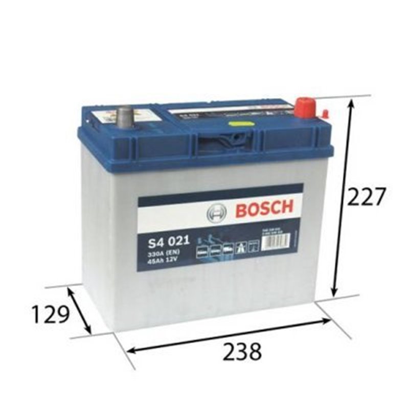 Bosch autobatéria S4 12V 45Ah 330A 0 092 S40 210