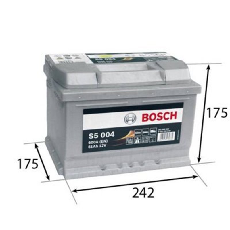 Bosch autobatéria S5 12V 61Ah 600A 0 092 S50 040