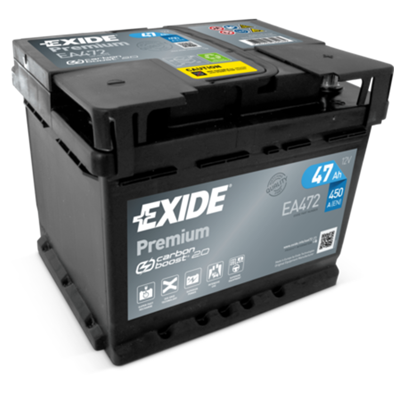 Exide autobatéria PREMIUM 12V 47Ah 450A EA472