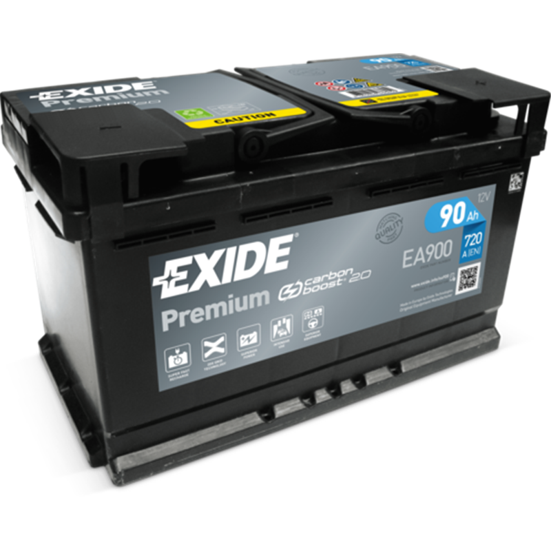 Exide autobatéria Premium 12V 90Ah 720A EA900