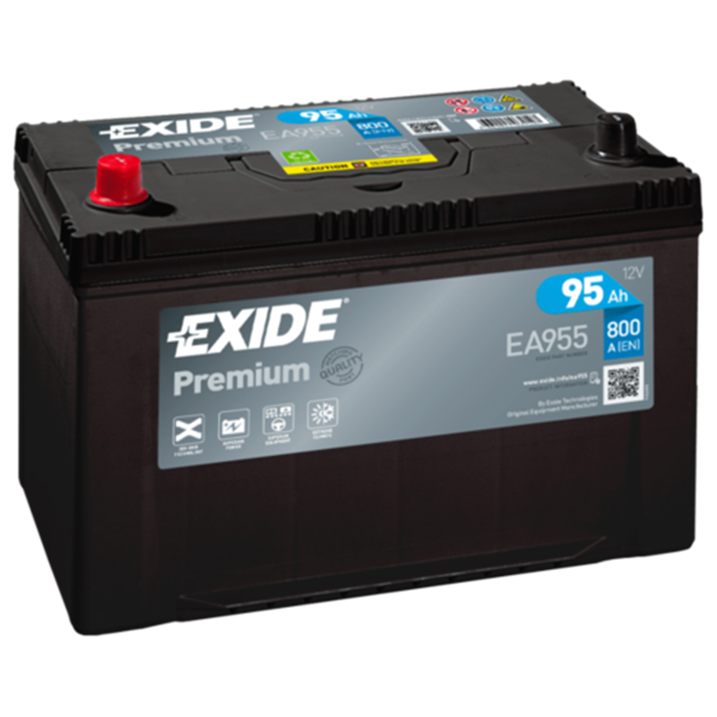 Exide autobatéria ľavá Premium 12V 95Ah 800A EA955