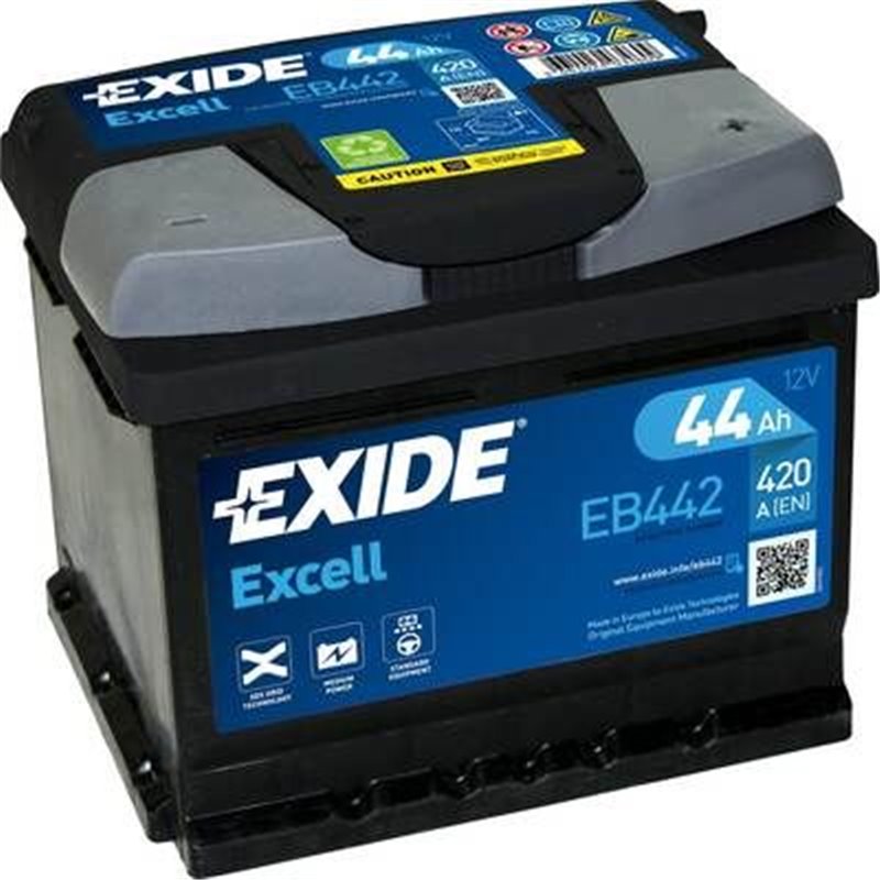 Exide autobatéria Excell 12V 44Ah 420A EB442