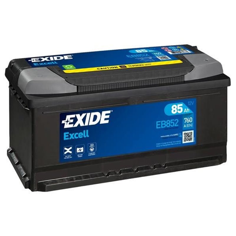 Exide autobatéria Excell 12V 85Ah 760A EB852