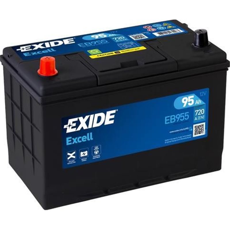 Exide autobatéria Excell 12V 95Ah 760A EB955