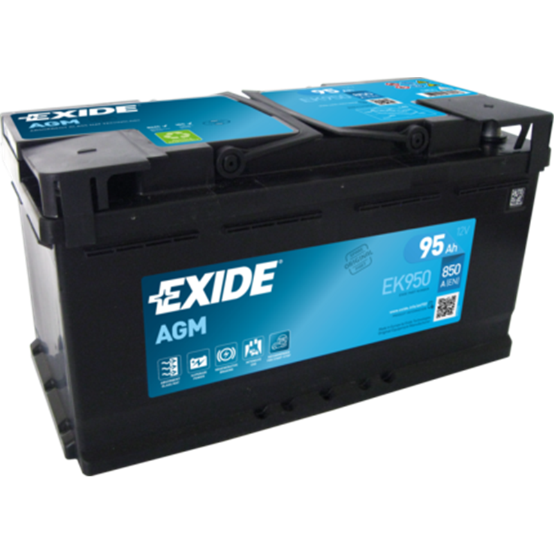 Exide štartovacia batéria Micro-hybrid AGM 12V 95Ah 850A EK950