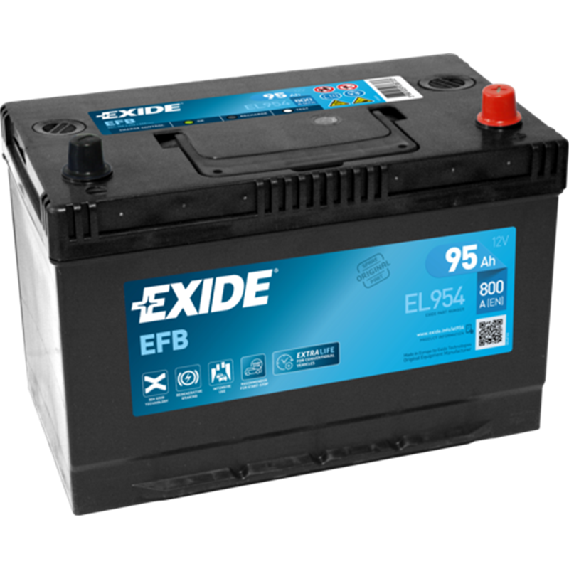 Exide štartovacia batéria Start-Stop EFB 12V 95Ah 800A EL954
