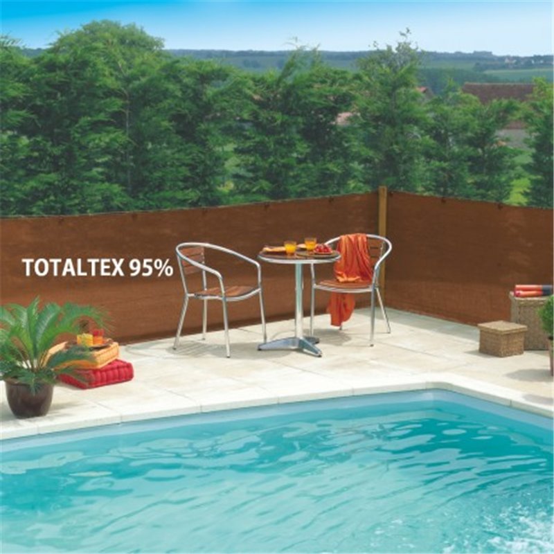 Trebor Sieť tieniaca TOTALTEX 1x5m hnedá 2012322