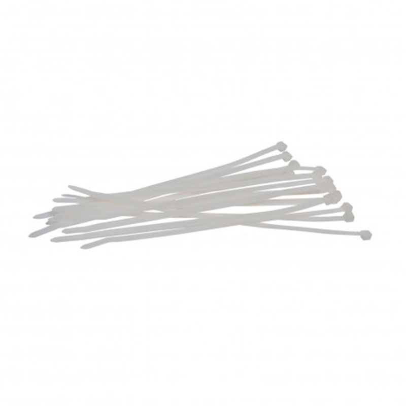 Trebor Viazacia páska 400x7,6mm 50ks biela nylon XT904076