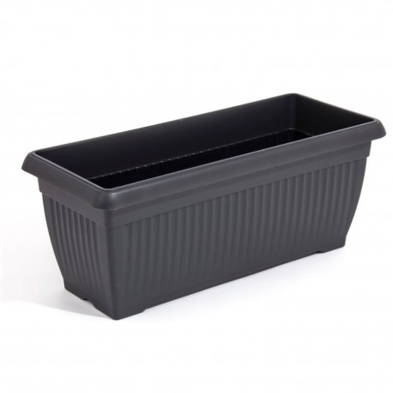 Trebor Kvetináč TERRA (truhlík) antracit 60x26x24cm DTT600/S433