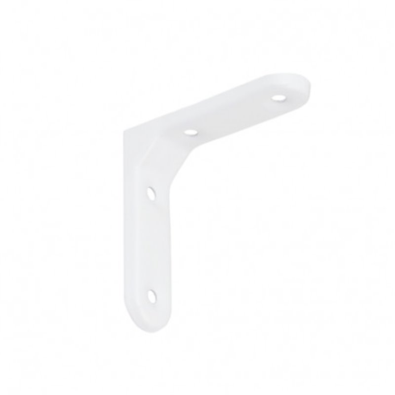 Trebor Konzola oceľová malá biela 130x130mm WSM130