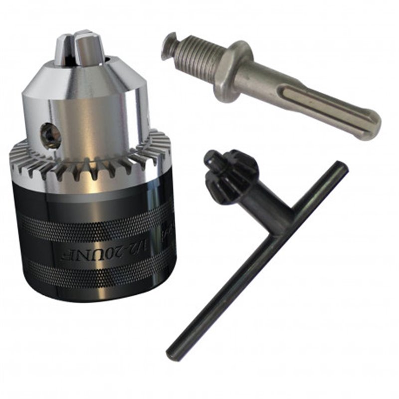 Trebor Skľučovadlo zubové závitové s kľučkou a redukciou SDS+ 1,5-13mm PC9209