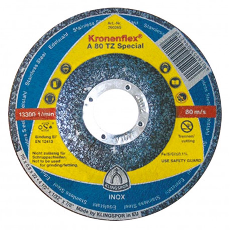 Trebor Kotúč rezný A980TZ 115x0,8mm special KLI322182