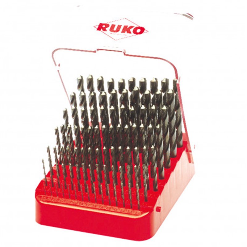 RUKO Vrtáky brúsené HSS Co 5 91 dielov RU215223