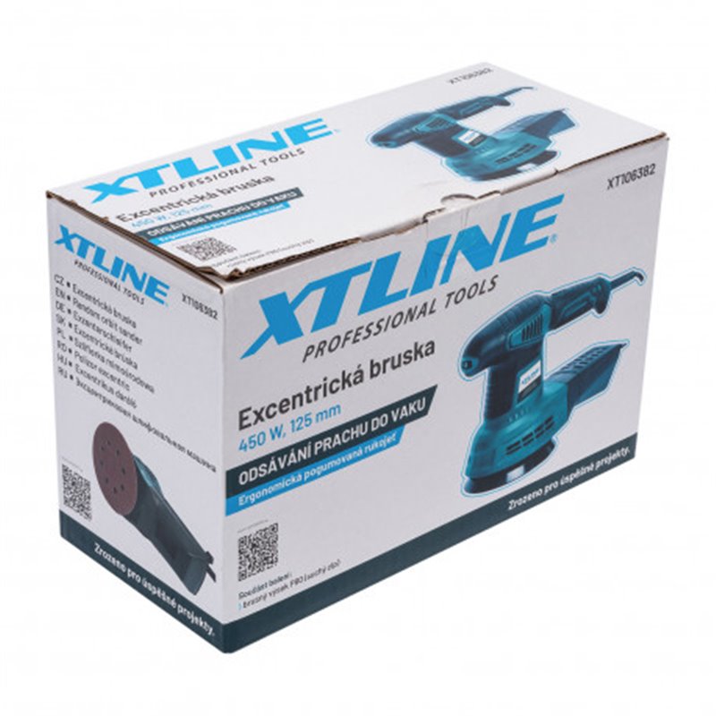 XTline Brúska excentrická 125mm 450W XT106382