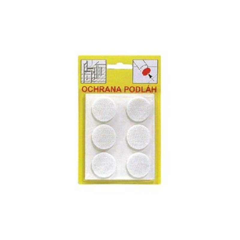 Trebor Filcové podložky - biela 28x3mm 106  106
