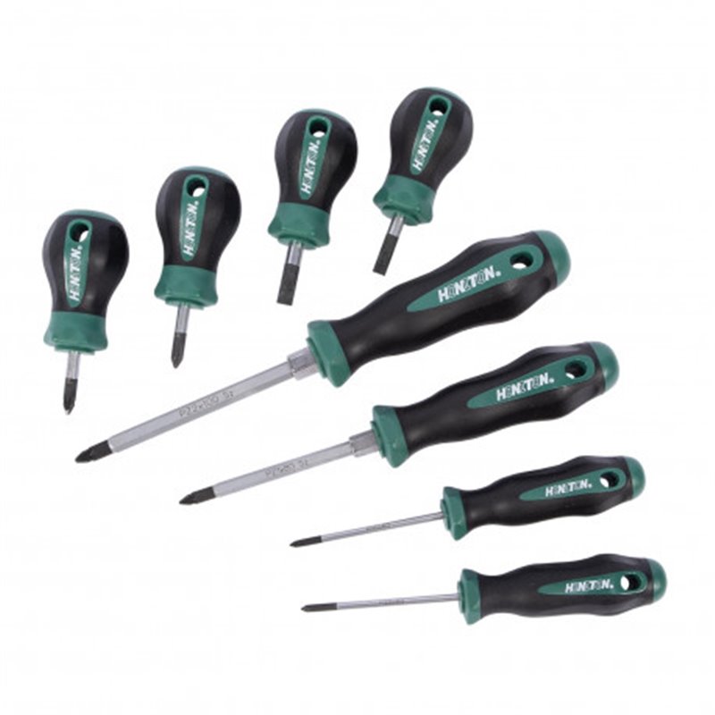 HONITON Skrutkovače PL, PH, PZ S2 sada 8 dielov HW171-1208