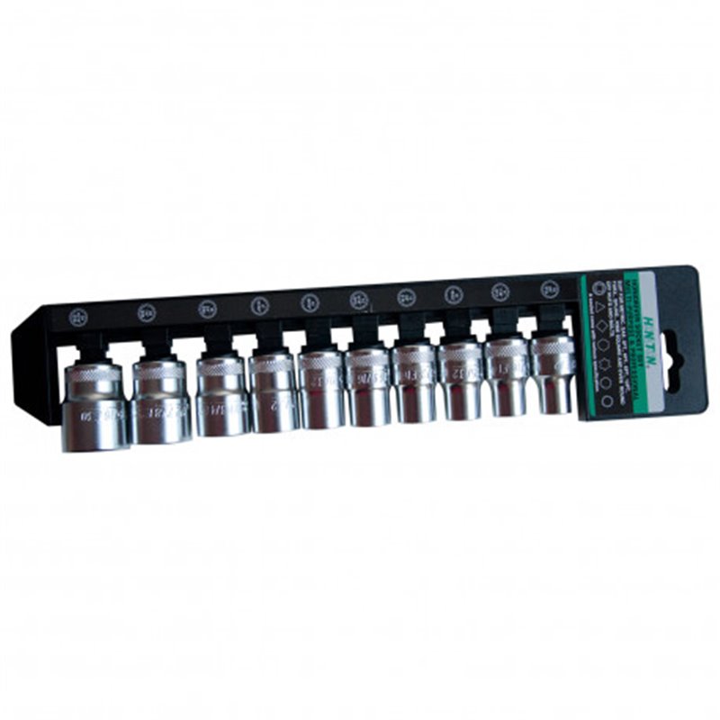 Trebor Hlavica 3/8&quot sada 10 12hranných hlavíc H2300