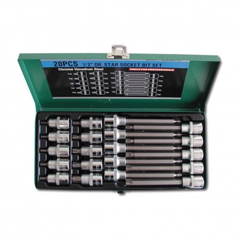 Trebor Sada hlavíc 1/2&quot TRX 20 dielov H4020