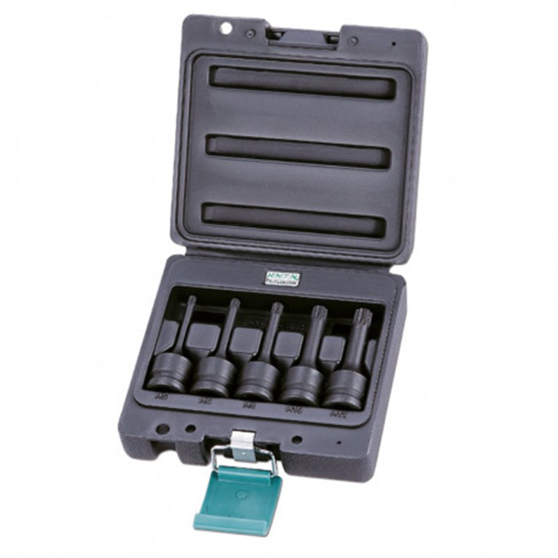 Trebor Hlavica 1/2&quot XZN sada 5 priemyselných zástrčných hlavíc H5-IBS40005M