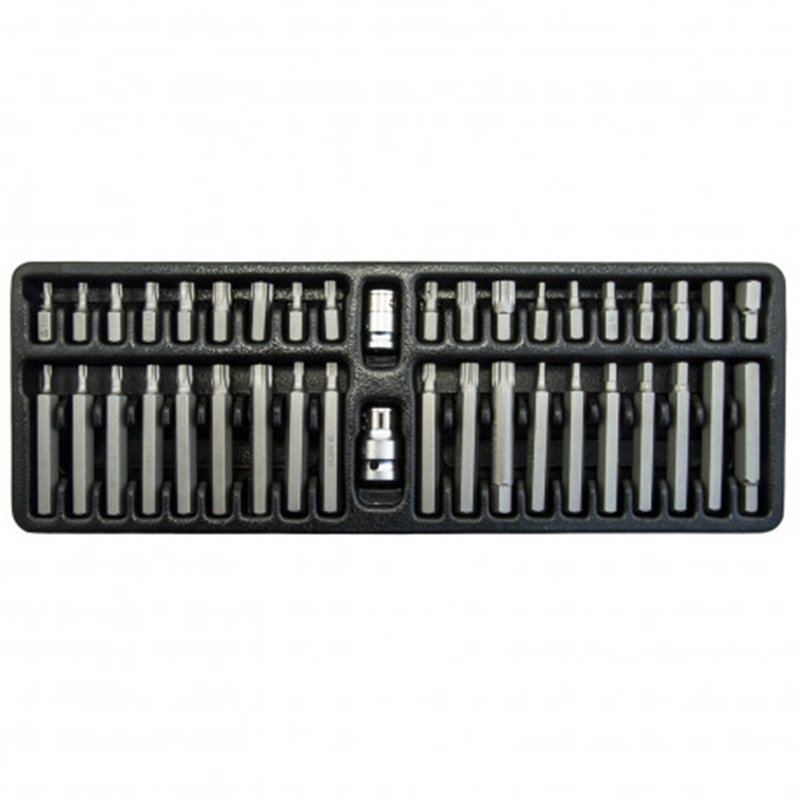 Trebor Hlavica 3/8&quot, 1/2&quot 10mm SPLINE, TRX, imbus sada 40dielov HA085