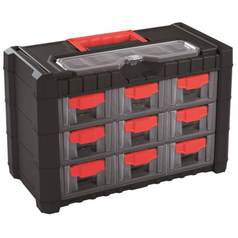 Trebor Skrinka 9 zásuviek 260x200x400mm P90563