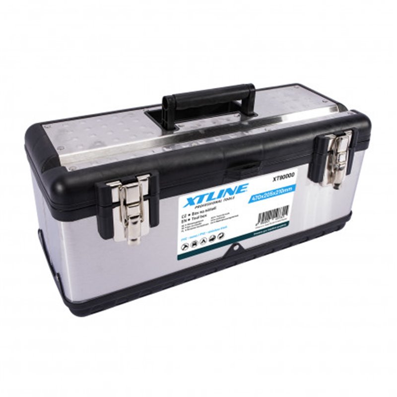 XTline Box na náradie plast/nerez 47x23,8x20,3cm XT90000