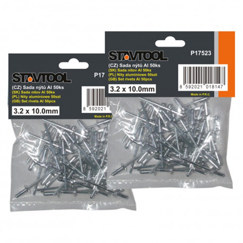 Trebor Sada nitov 50ks 3,2x12,7mm P17528