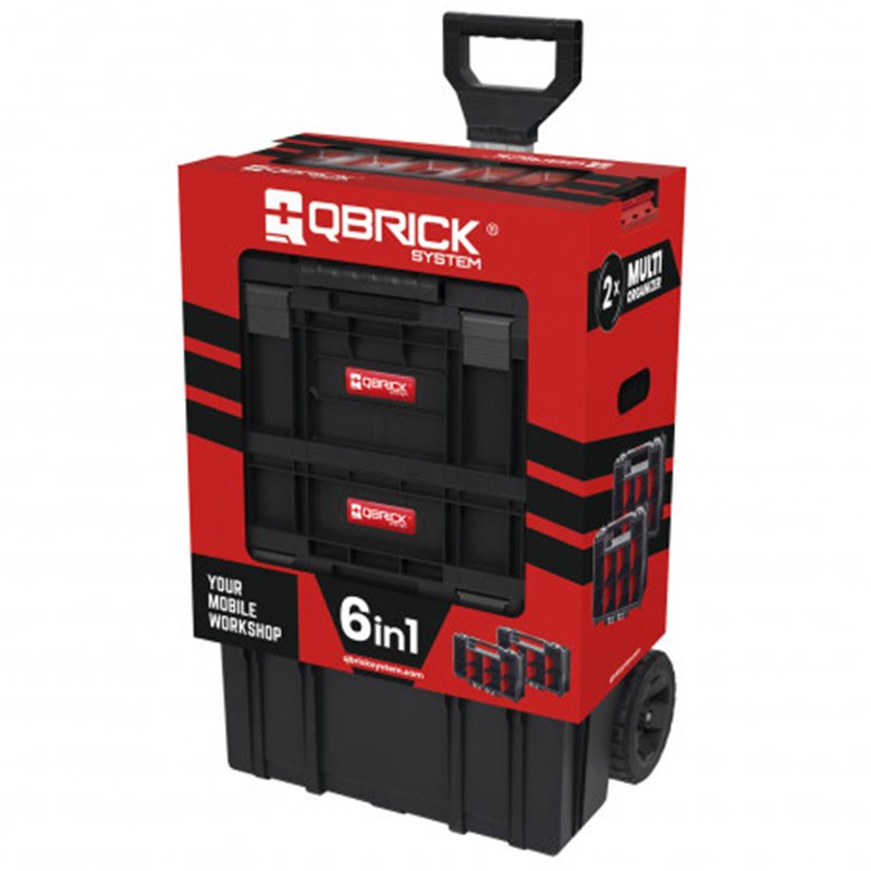 Trebor Set boxov QBRICK TWO Cart s podvozkom 6v1 P90617