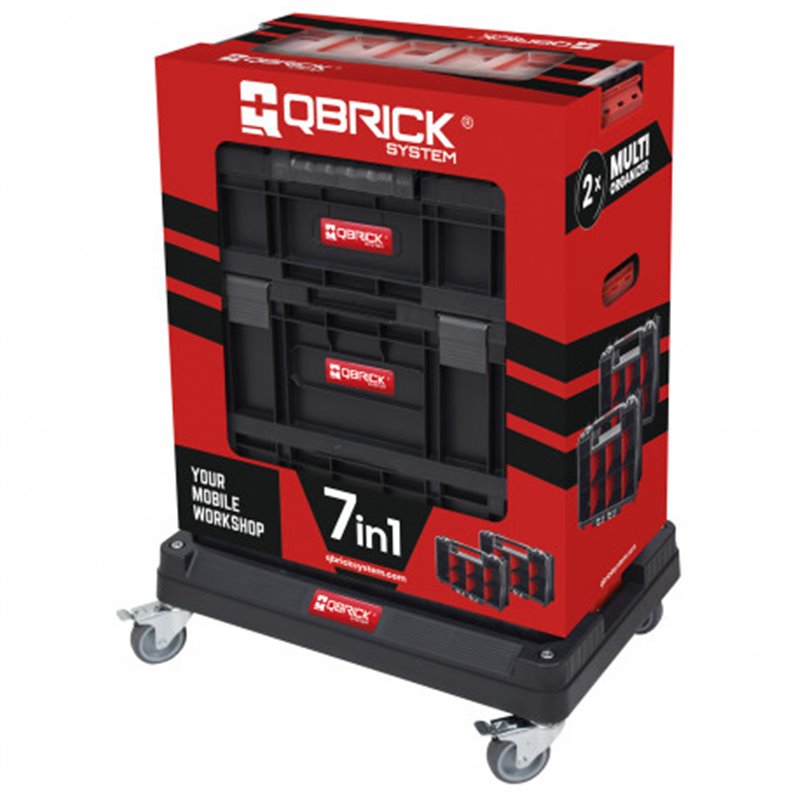 Trebor Set boxov QBRICK TWO Cart s podvozkom 7v1 P90618