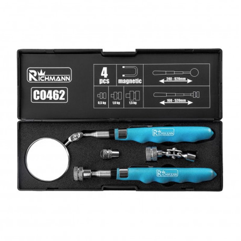 Trebor Zrkadlo inšpekčné + magnet teleskopický s nadstavcami PC0462