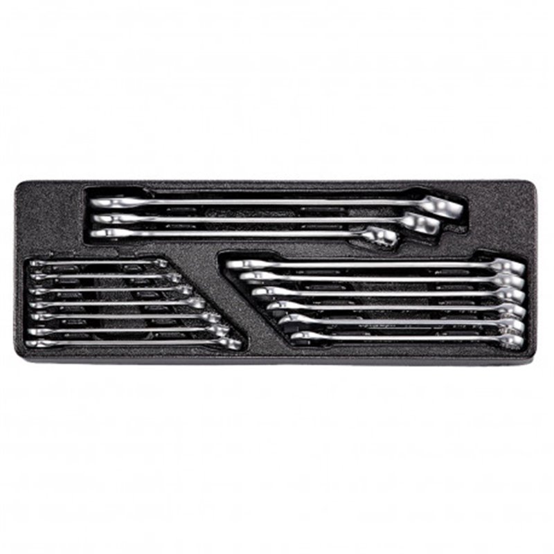 Trebor Sada očkoplochých kľúčov-16dielov,matná HA015