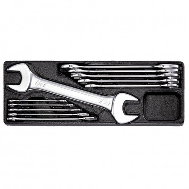 Trebor Kľúče ploché obostranné matné sada 11dl HA066