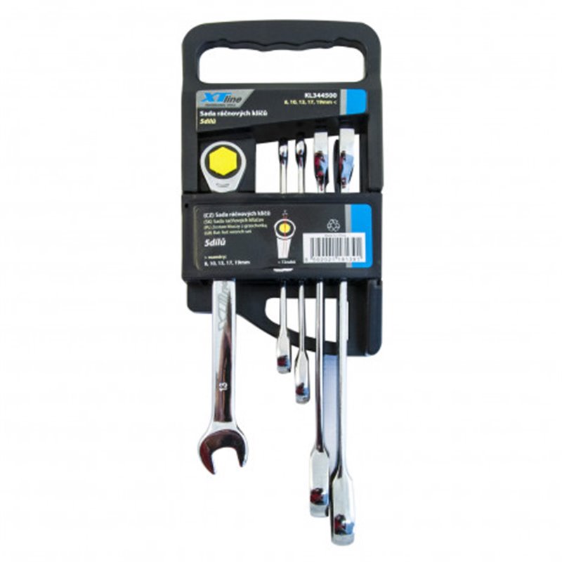 Trebor Kľúče račňové sada 8-19mm, 72 zubov KL344500