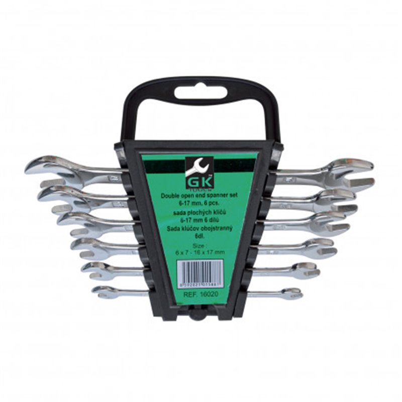 Trebor Kľúče vidlicové v plastovom obale sada 6 dielna P16020