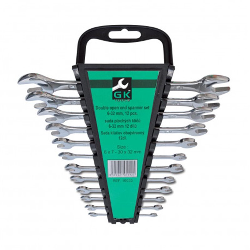 Trebor Kľúče vidlicové v plastovom držiaku sada 12 dielna P16033