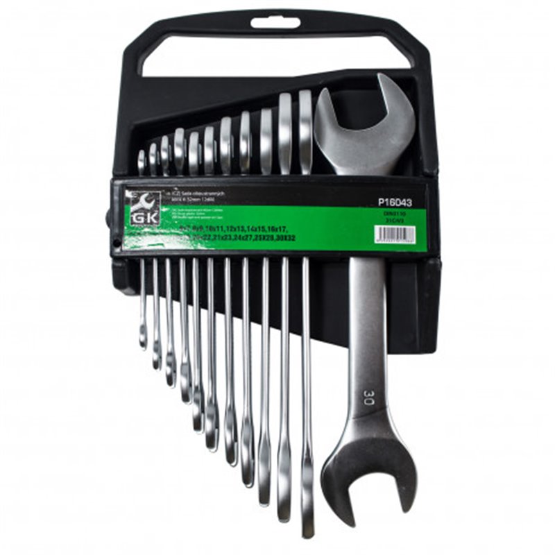 Trebor Kľúče vidlicové v plastovom držiaku sada 12 dielna P16043