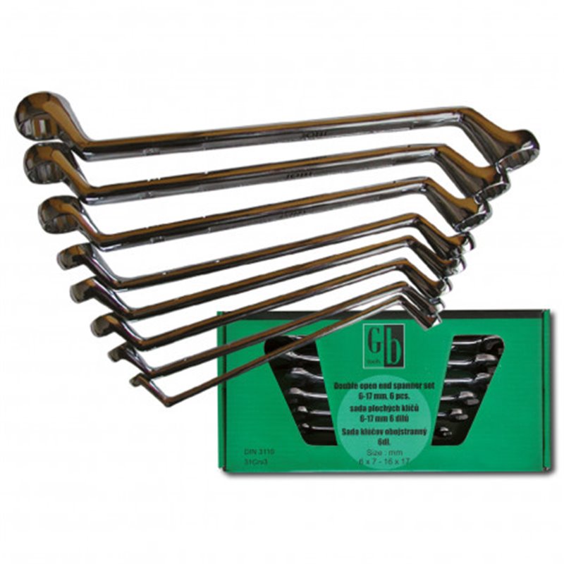 Trebor Kľúče v plastovom držiaku očkoploché sada 8 dielna P16831