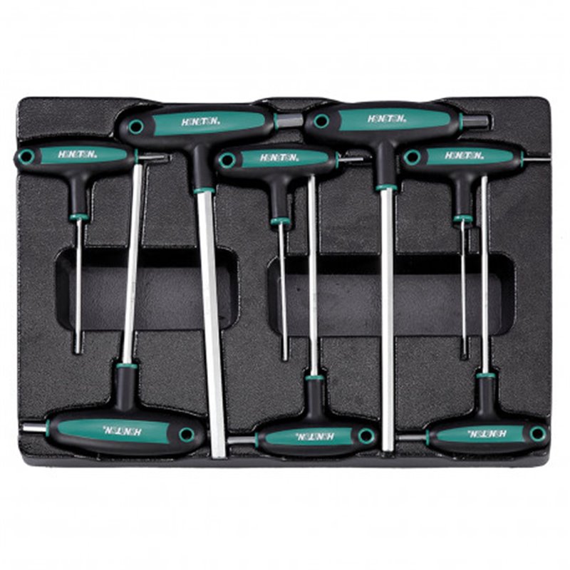 HONITON Kľúče imbusové T-rukoväť sada 8 dielov HA078