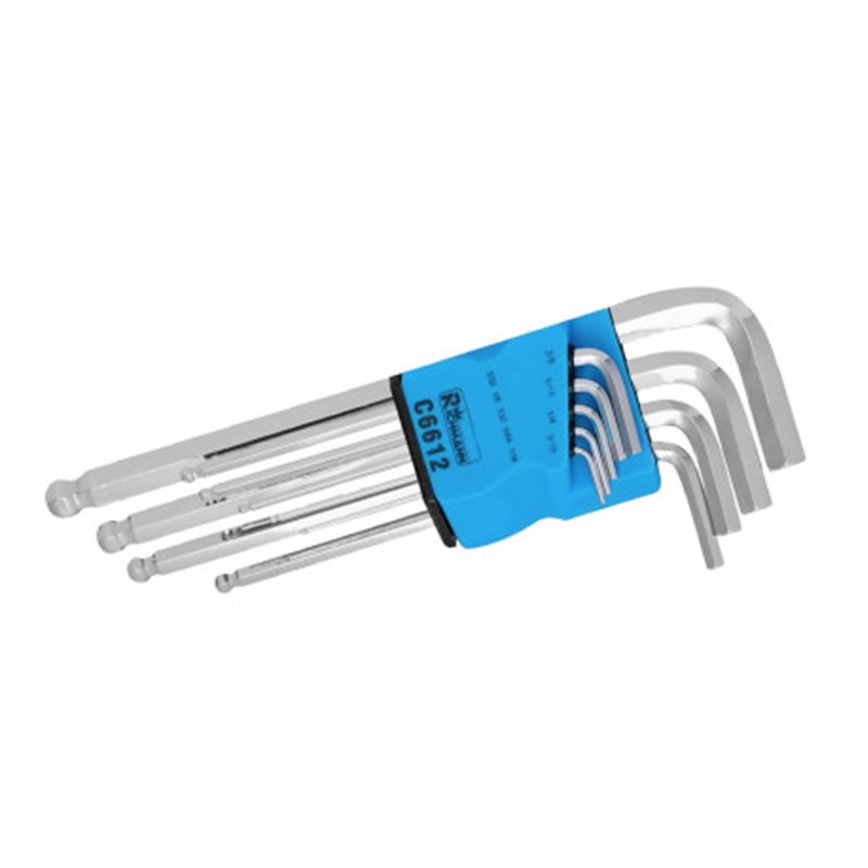RICHMANN Kľúče imbus 1/16&quot-3/8&quot 9 dielov PC6612