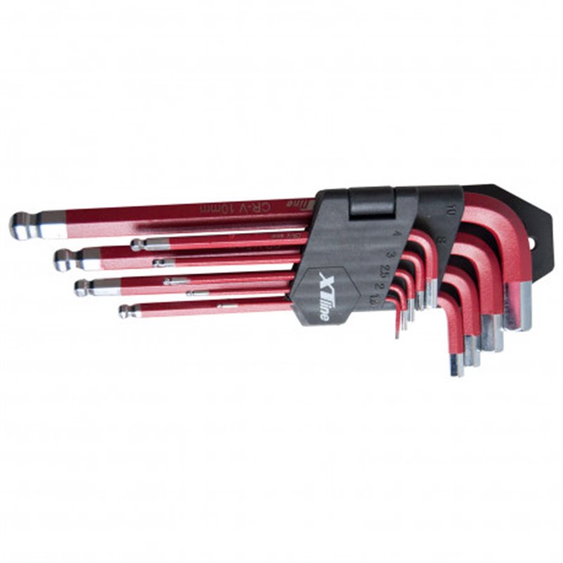 Trebor Kľúč s guličkou imbus 9 dielov XT081