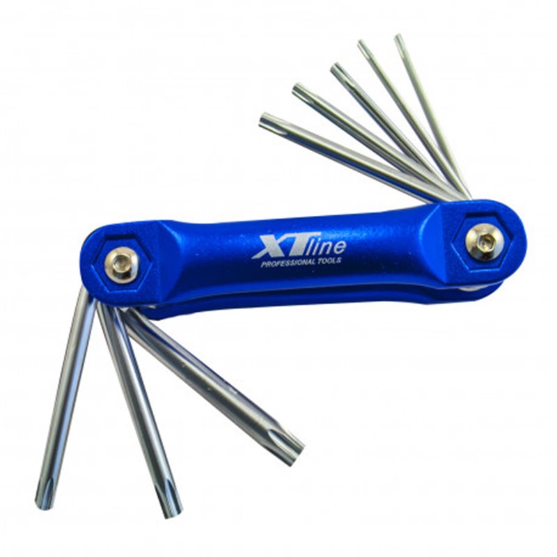 Trebor Kľúč torx CrV T9-T40 8 dielny XT086