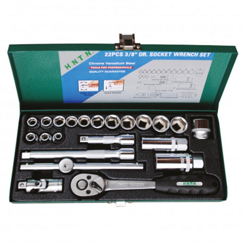 Trebor Hlavica 3/8&quot sada 22 dielov H1322