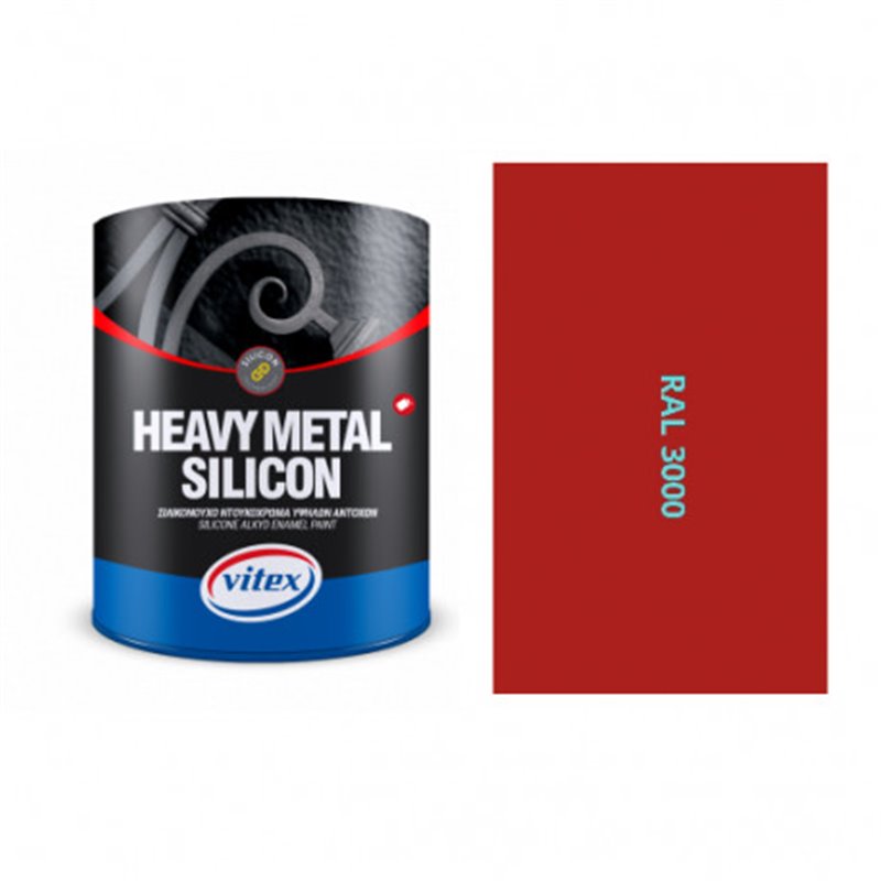 Trebor Farba na kov alkydová Ohnivo červená 3000 750ml VX_0407