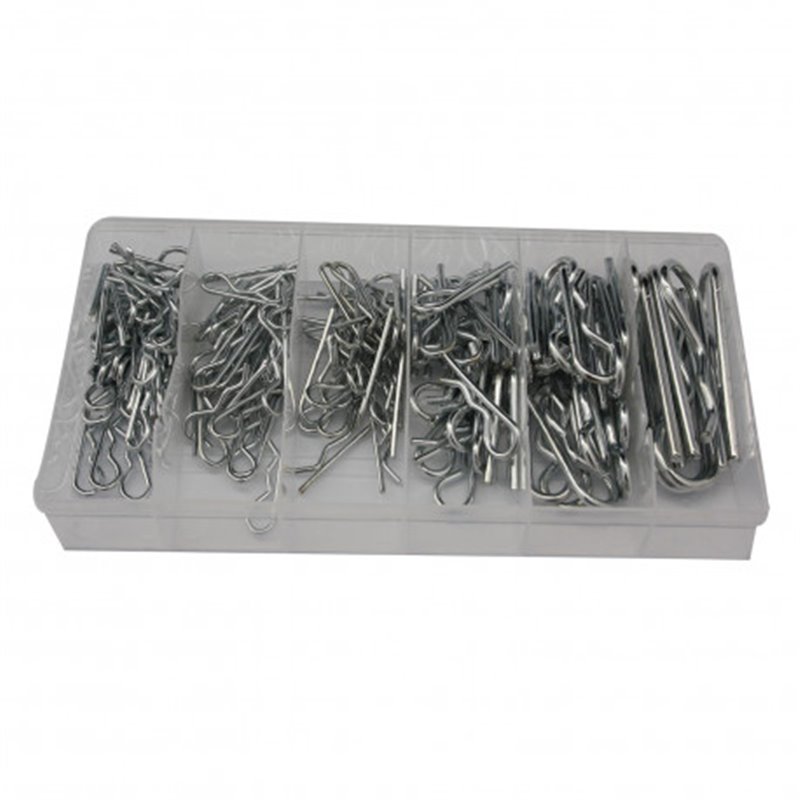 Trebor Závlačky pružinové sada 150ks PC0409