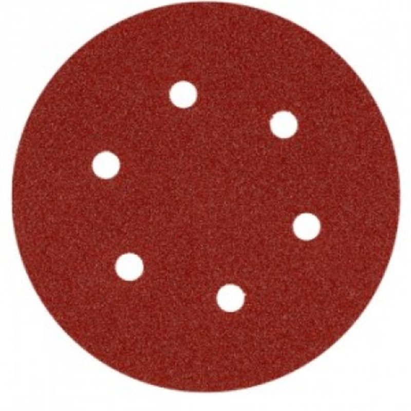 Trebor Výsek kruh Duroflex 150mm 6 dier P40 SM_0088