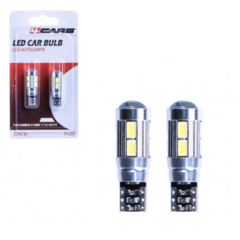 Trebor Autožiarovka T10 9SMD HQ sada CAMPUS 5730 biela 96788