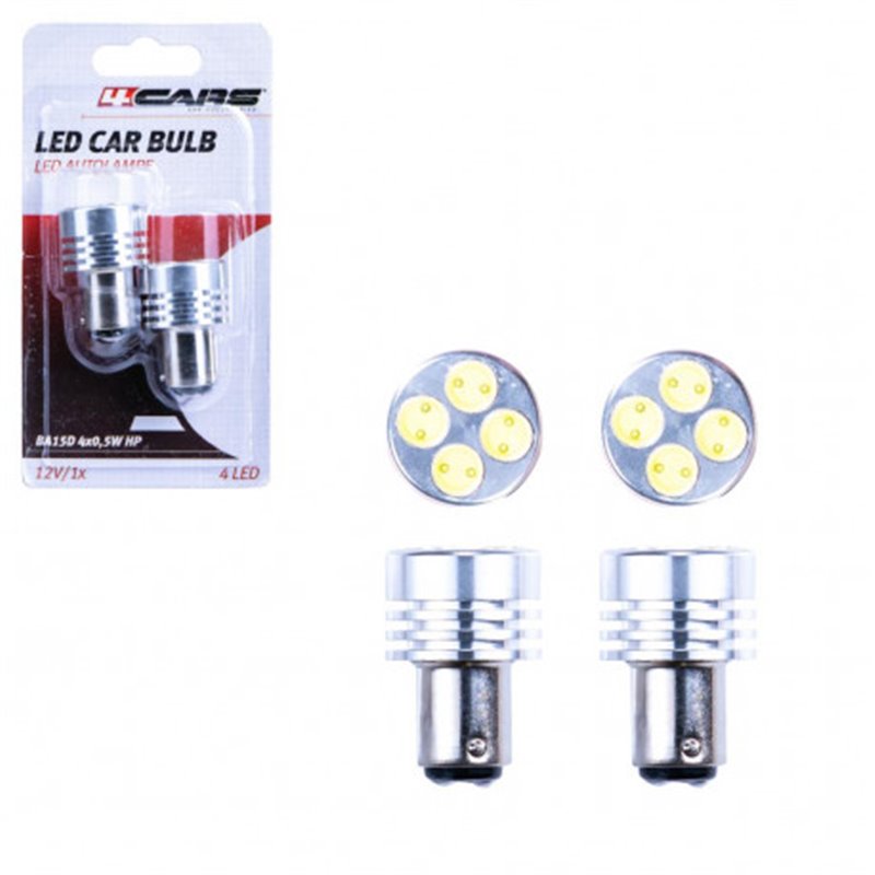 Trebor Autožiarovka BA15S/BA15D 4X0,5W HP LED HQ sada 96870