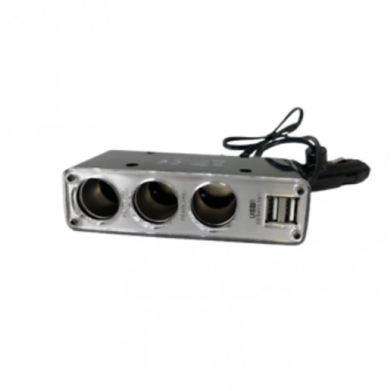 Trebor Roztrojka zapaľovača s USB2 3,1A 12/24V 8711252488844